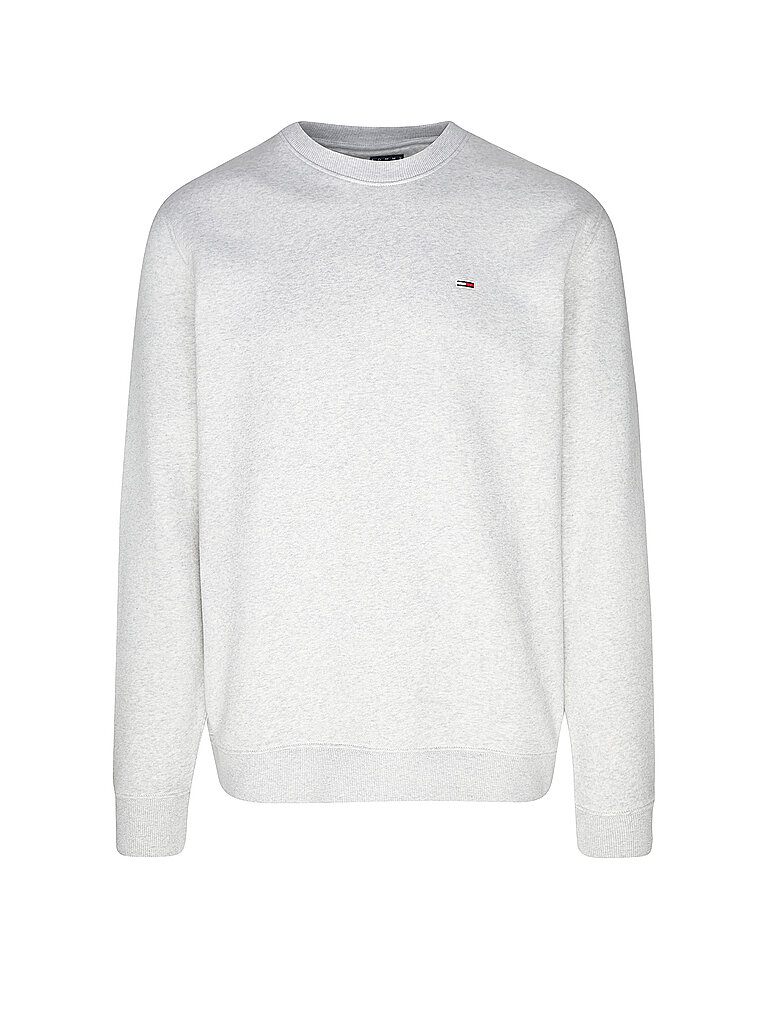 Tommy Jeans Sweat-shirt Reg Flag Silver Grey Heather XL Homme